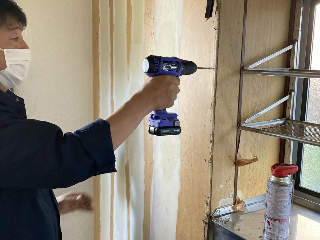 屋内施工作業